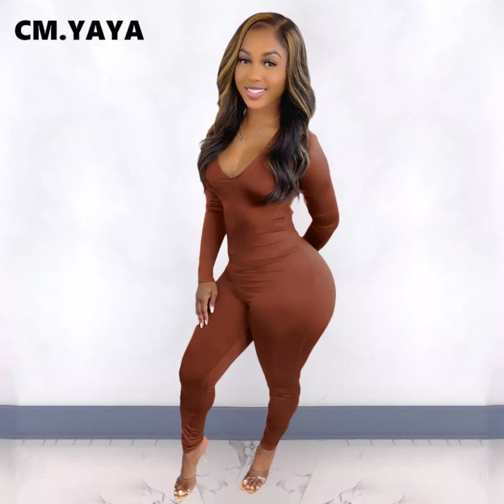 Women's Brown Jumpsuit